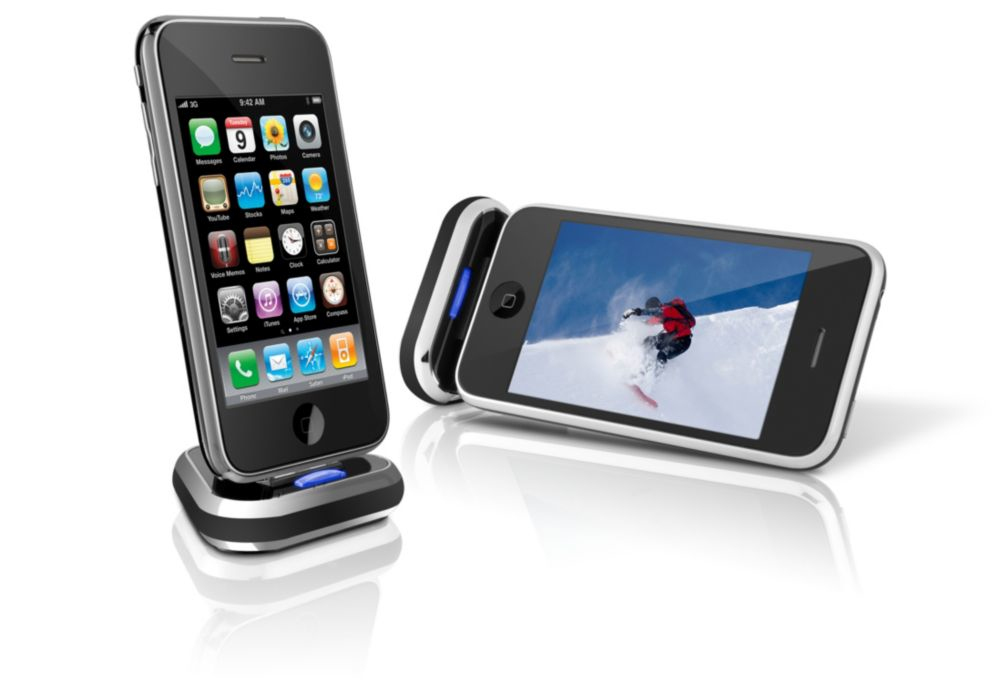 Philips DLA2246/10 mobile device dock station Black, Silver