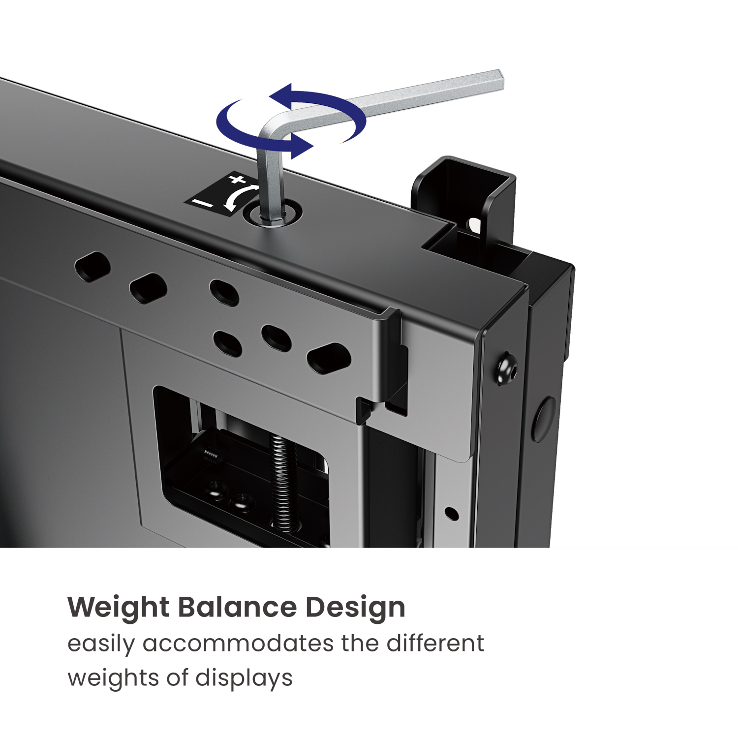 Ewent EW1553 TV mount/stand 2.54 m (100") Black – image 5