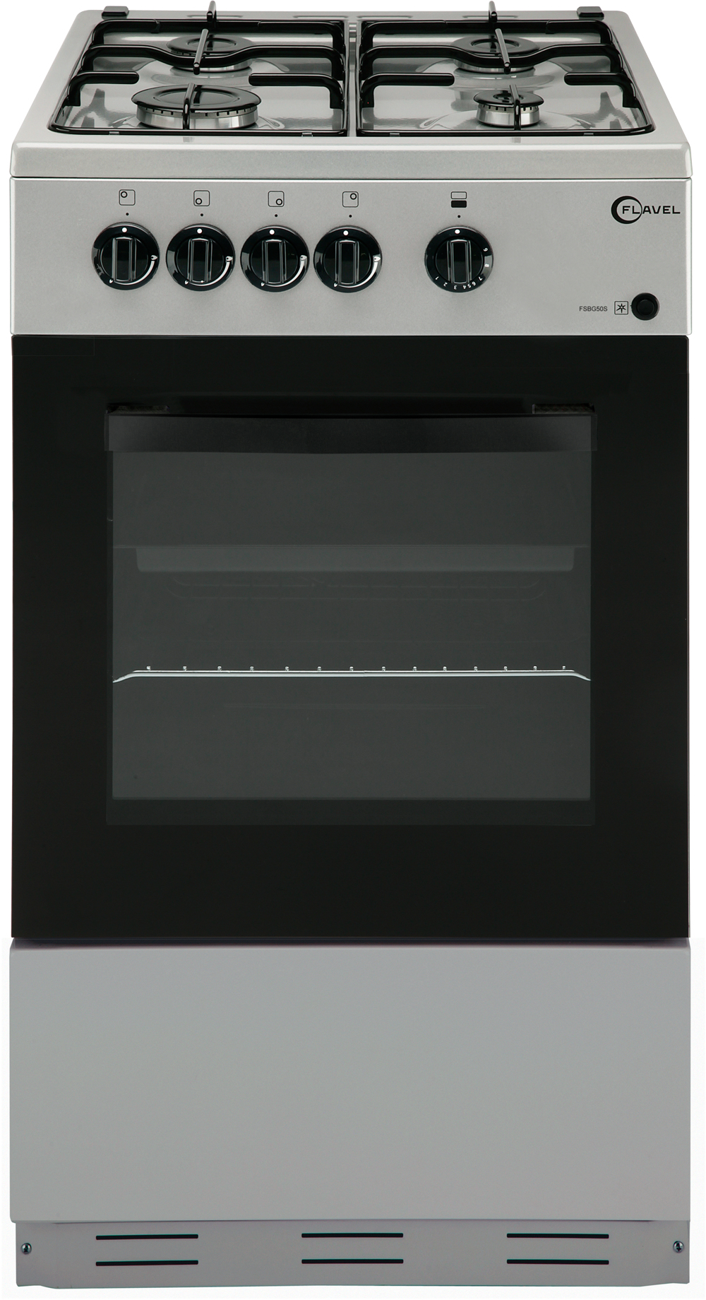 Flavel FSBG51 Freestanding cooker Gas Silver