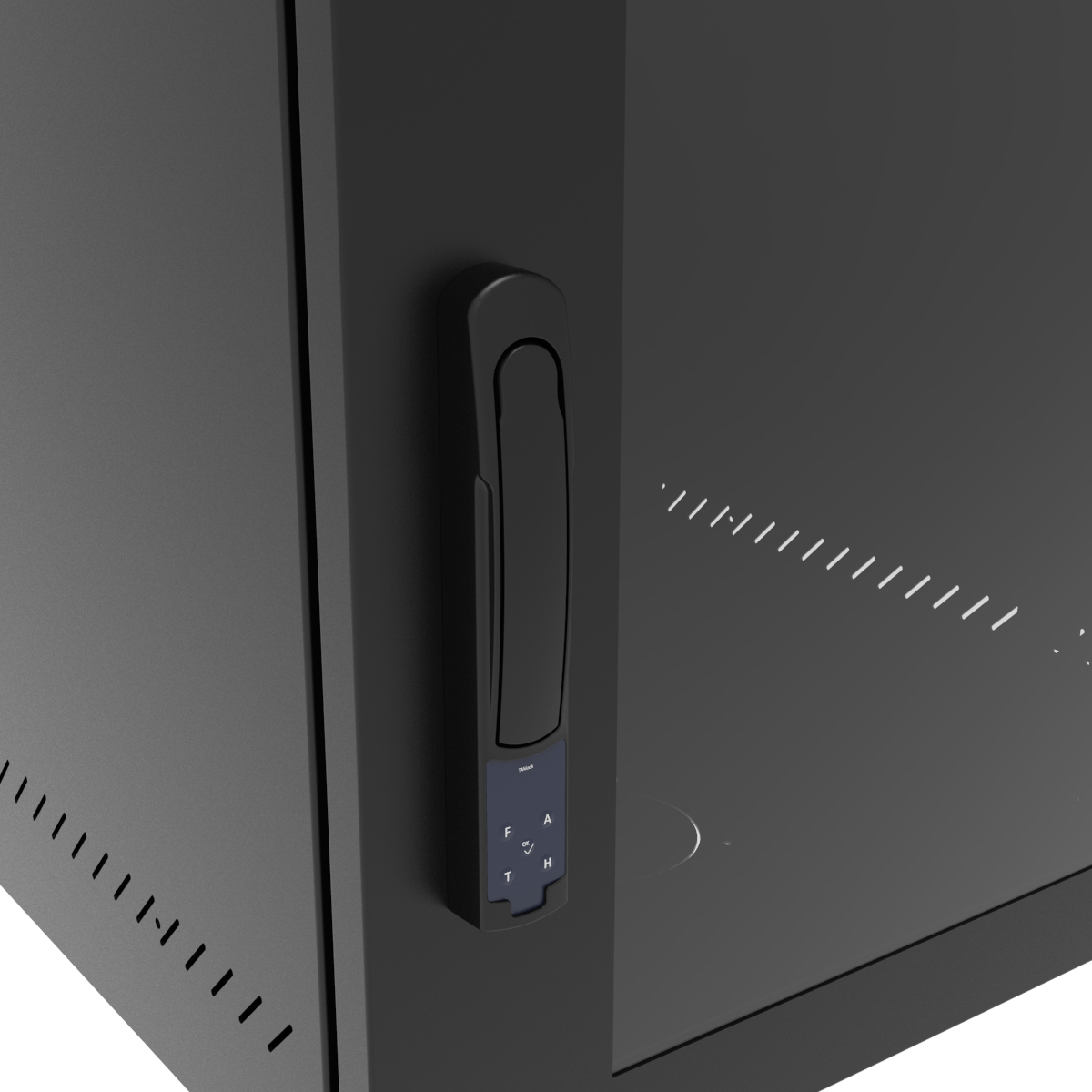 Vertiv VR Rack GL24WMCMP-B-SE-AF-CM rack cabinet 12U Wall mounted rack Black – image 2