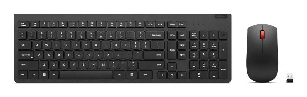 Lenovo 4X31N50708 keyboard Mouse included Universal RF Wireless QWERTY US English Black – image 2