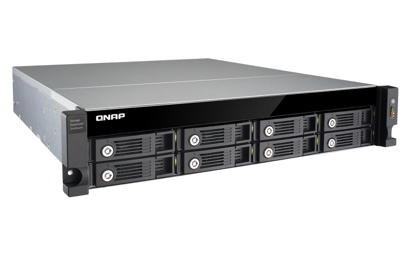 QNAP UX-800U-RP/32TB-TE disk array Rack (2U) Black, Grey – image 4