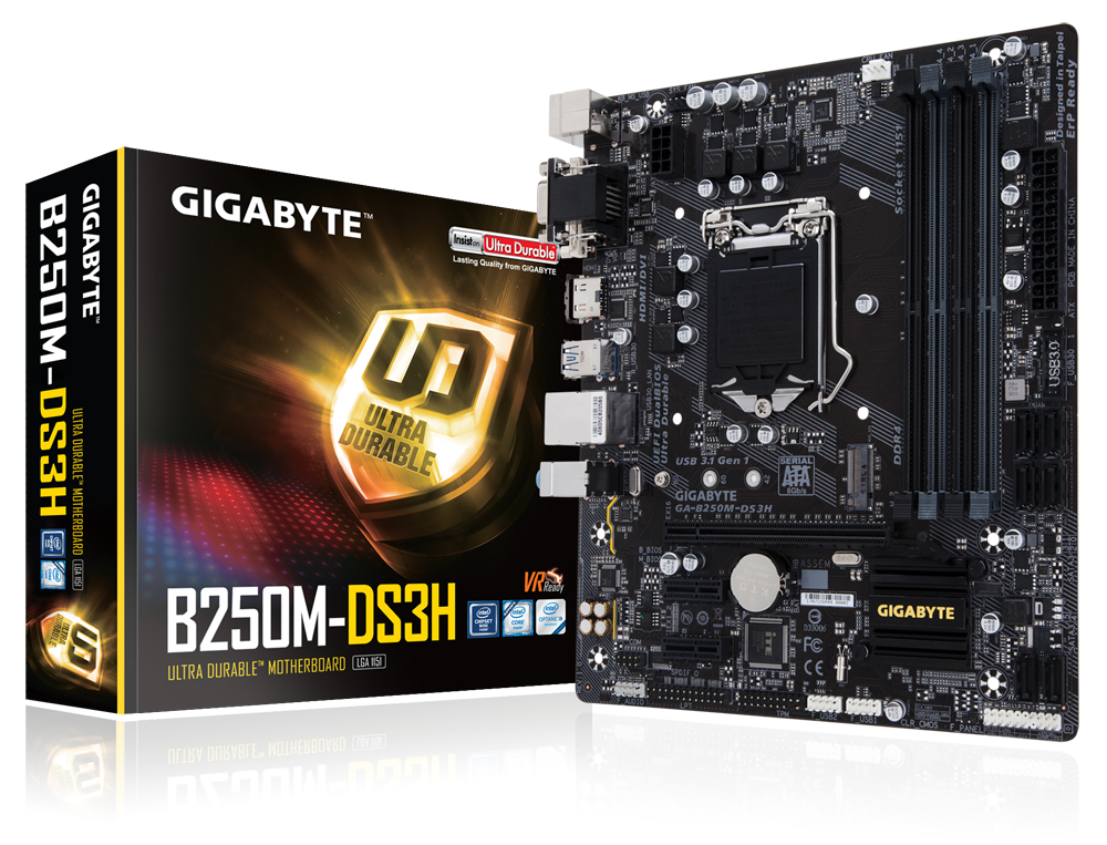 GIGABYTE GA-B250M-DS3H (rev. 1.0)