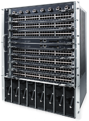 Dell C7008 network equipment chassis 13U Black, Stainless steel