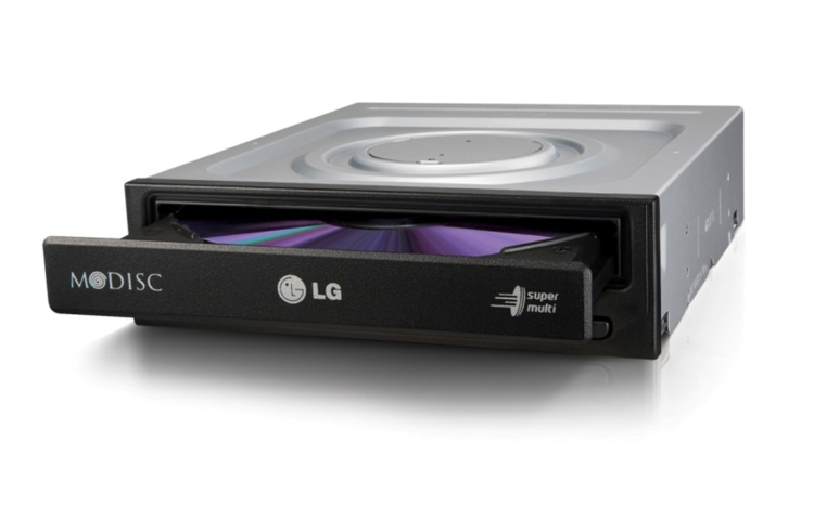 LG GH24NSB0 optical disc drive Internal DVD Super Multi DL Black, Silver – image 2
