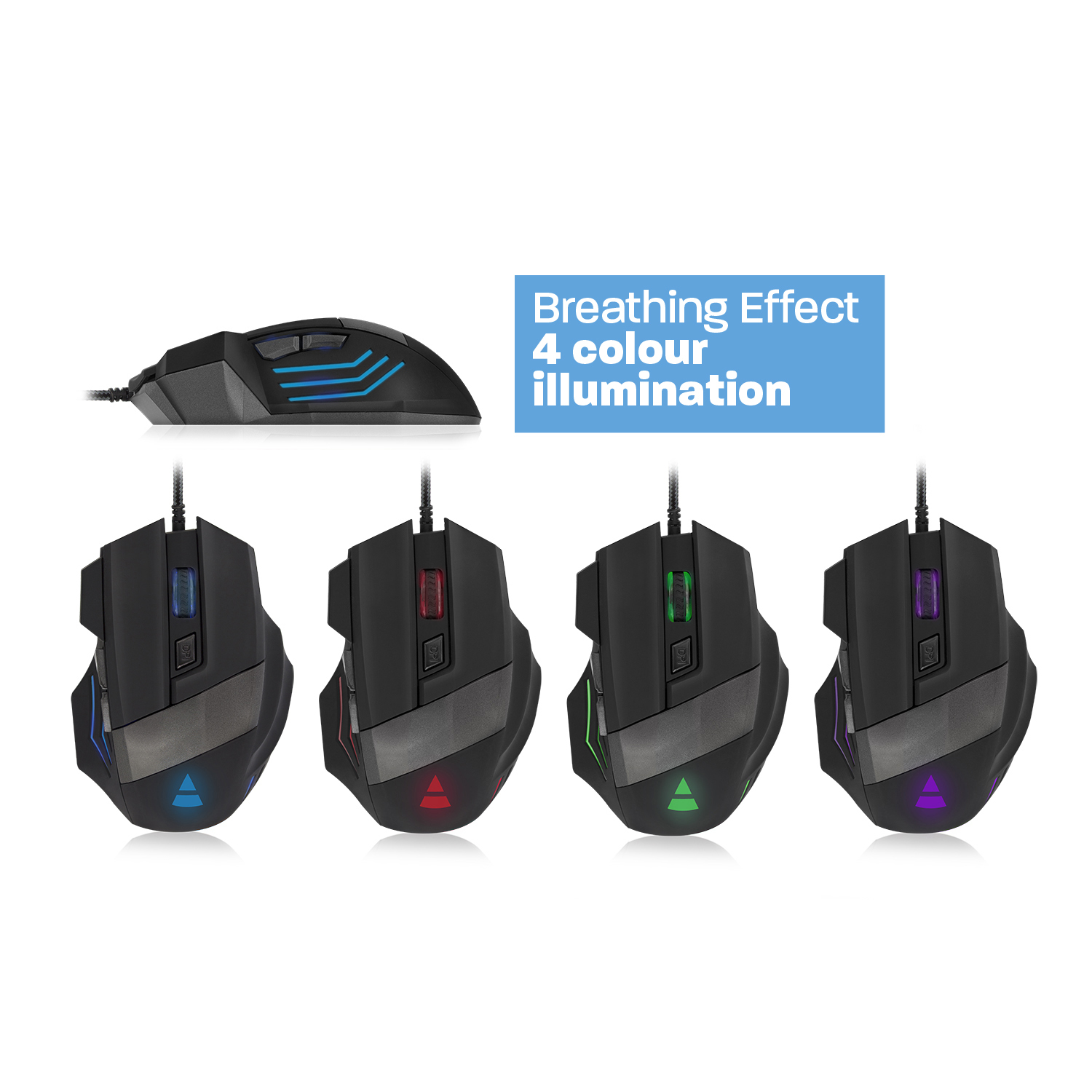 Ewent PL3300 mouse Gaming Right-hand USB Type-A Optical 3200 DPI – image 5