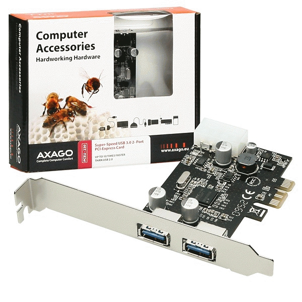 Axagon PCEU-230 interface cards/adapter – image 2