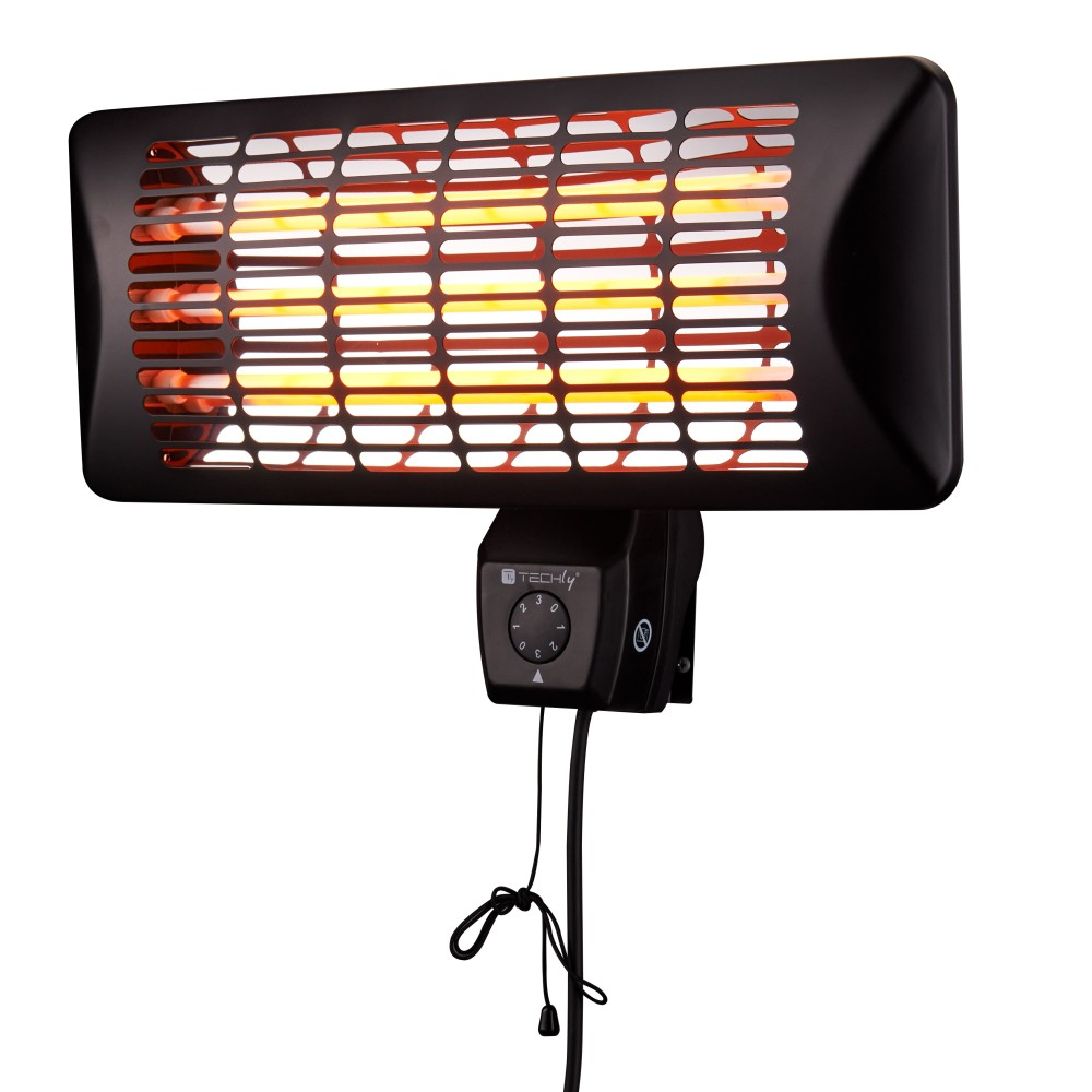 Techly IC-HEATOUT001 electric space heater Indoor & outdoor Black – image 3