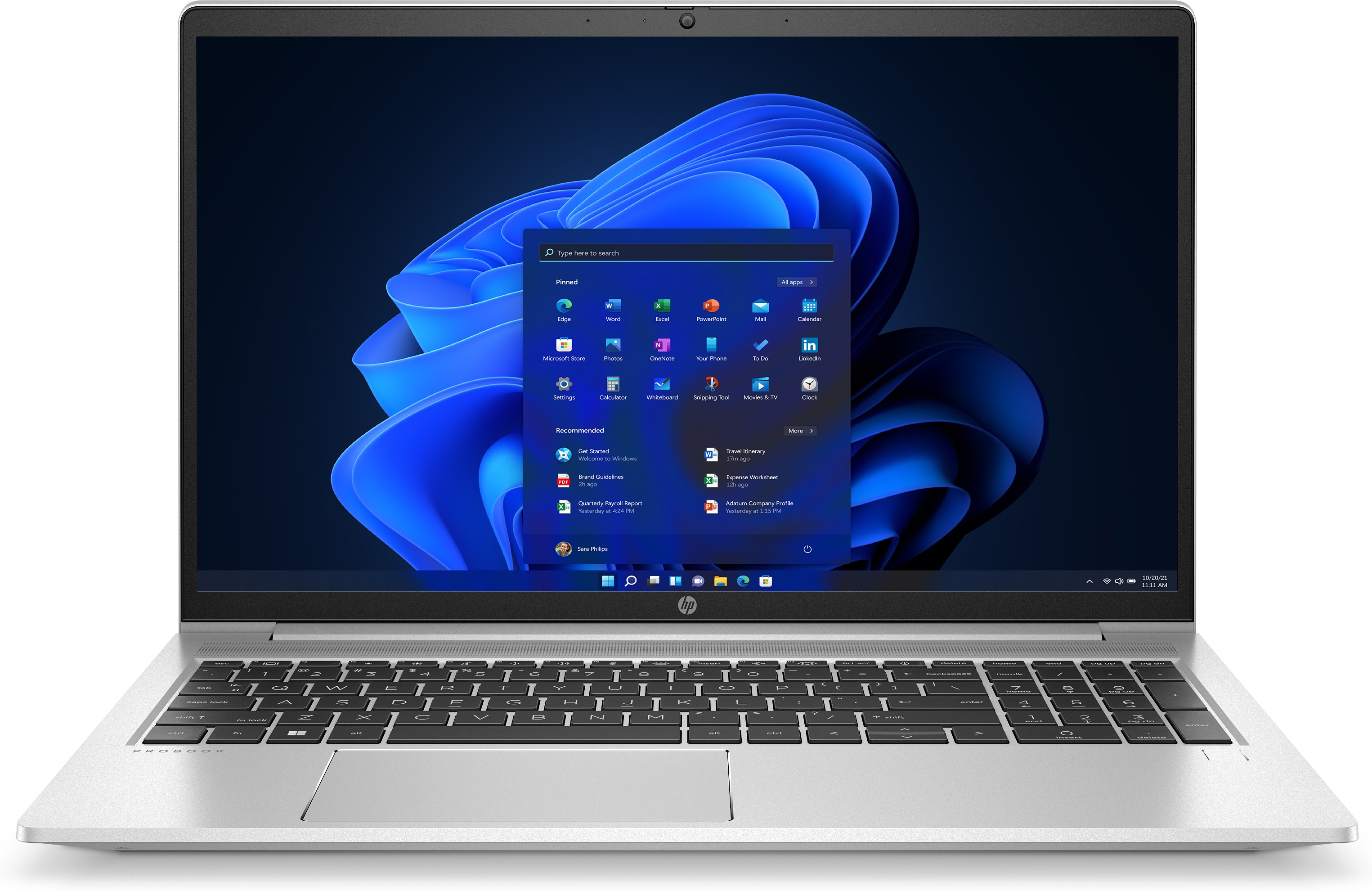 HP ProBook 450 G9 Bärbar dator 39,6 cm (15.6') Full HD Intel® Core™ i5 i5-1235U 16 GB DDR4-SDRAM 256 GB SSD Wi-Fi 6E (802.11ax) Windows 11 Pro Silver
