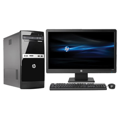 HP 600B + 18.5" Monitor – image 1