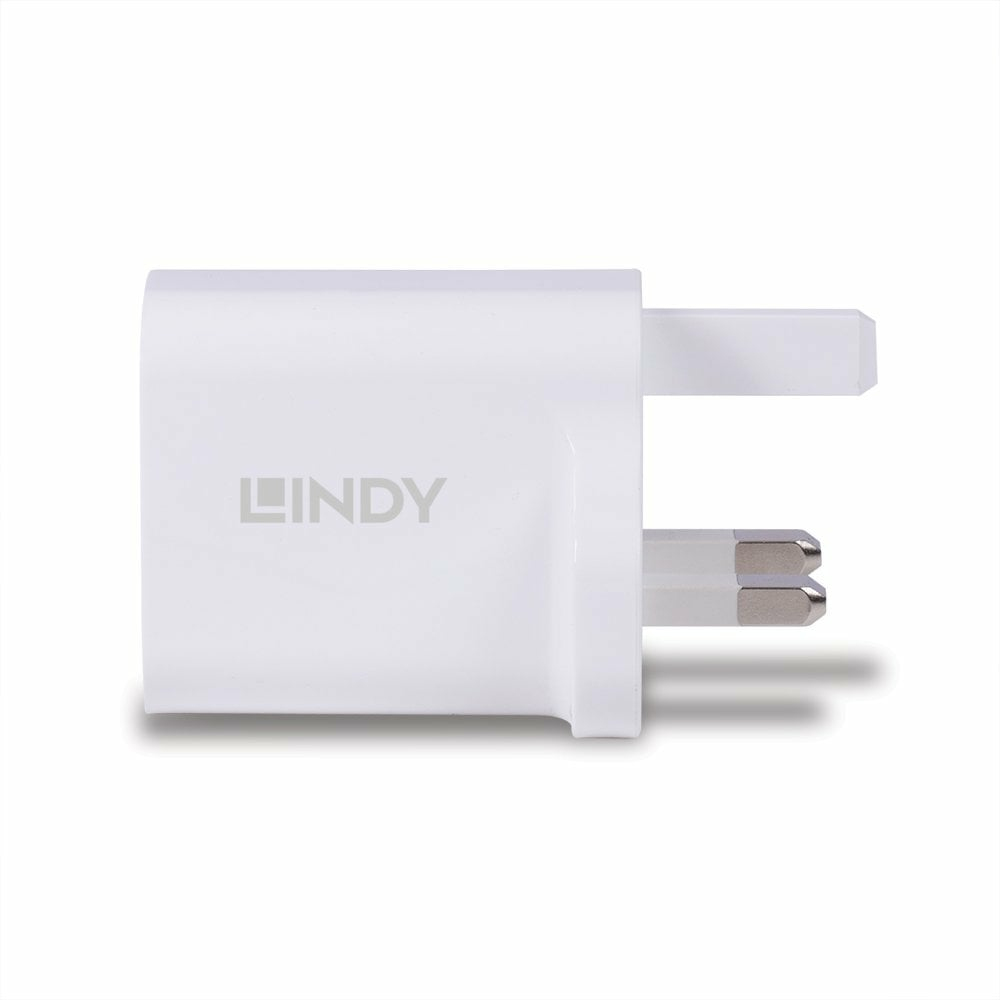 Lindy 30W USB Type A and C Charger UK Plug – image 5