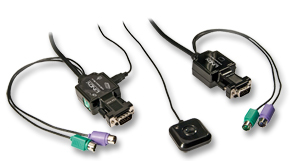 Lindy KVM Switch Micro, 2 Port PS/2 & VGA