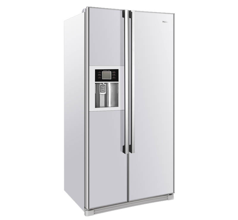 Haier HRF663ISB2W side-by-side refrigerator Freestanding