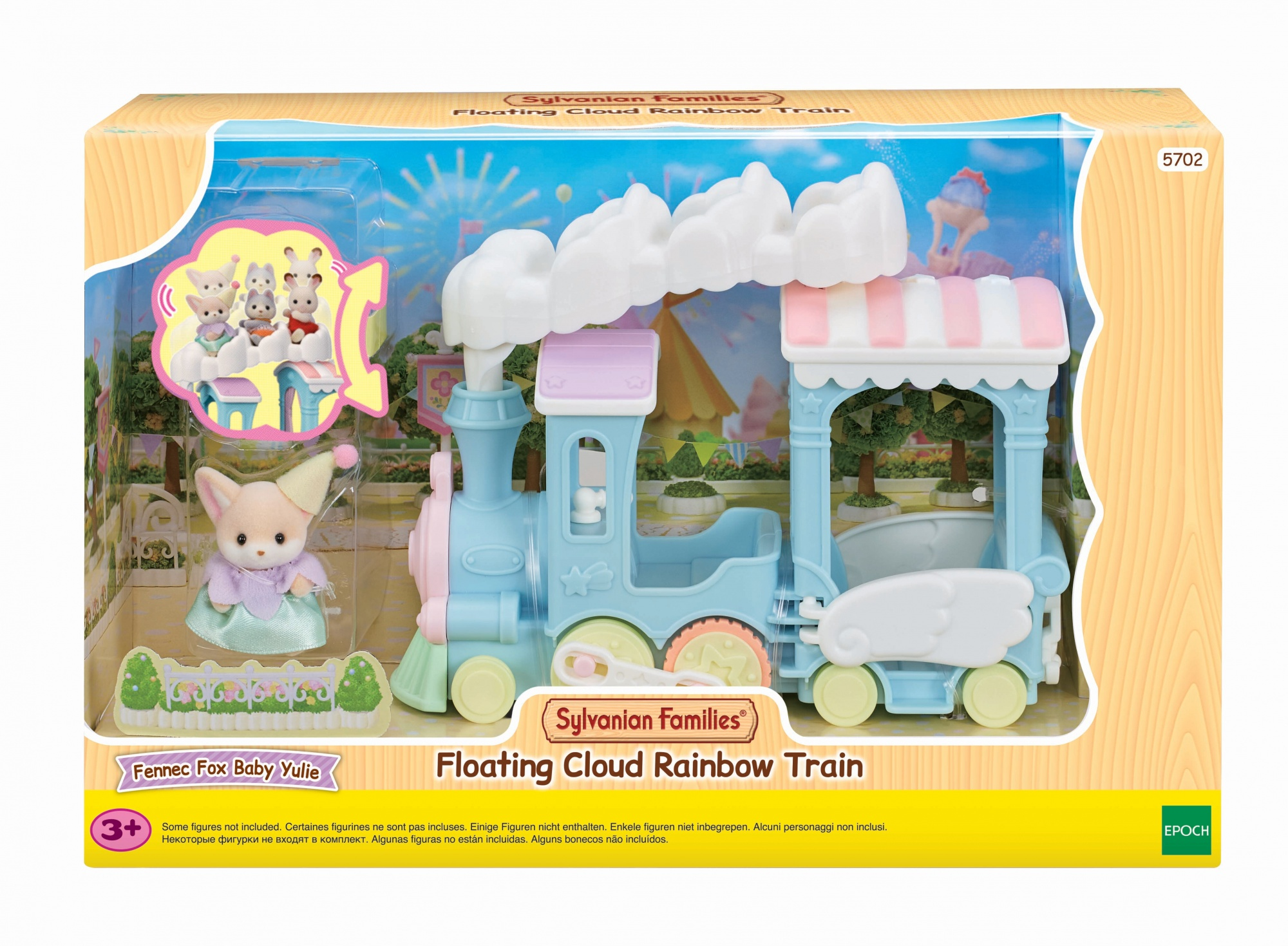 Resim Sylvanian Families Yüzen Bulut Gökkuşağı Treni