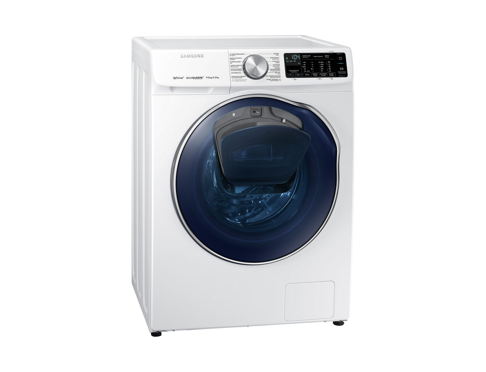 Samsung WD91N642OOW washer dryer Freestanding Front-load Black, White – image 9