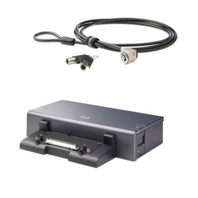 HP Advanced Docking Station and Kensington Security Lock