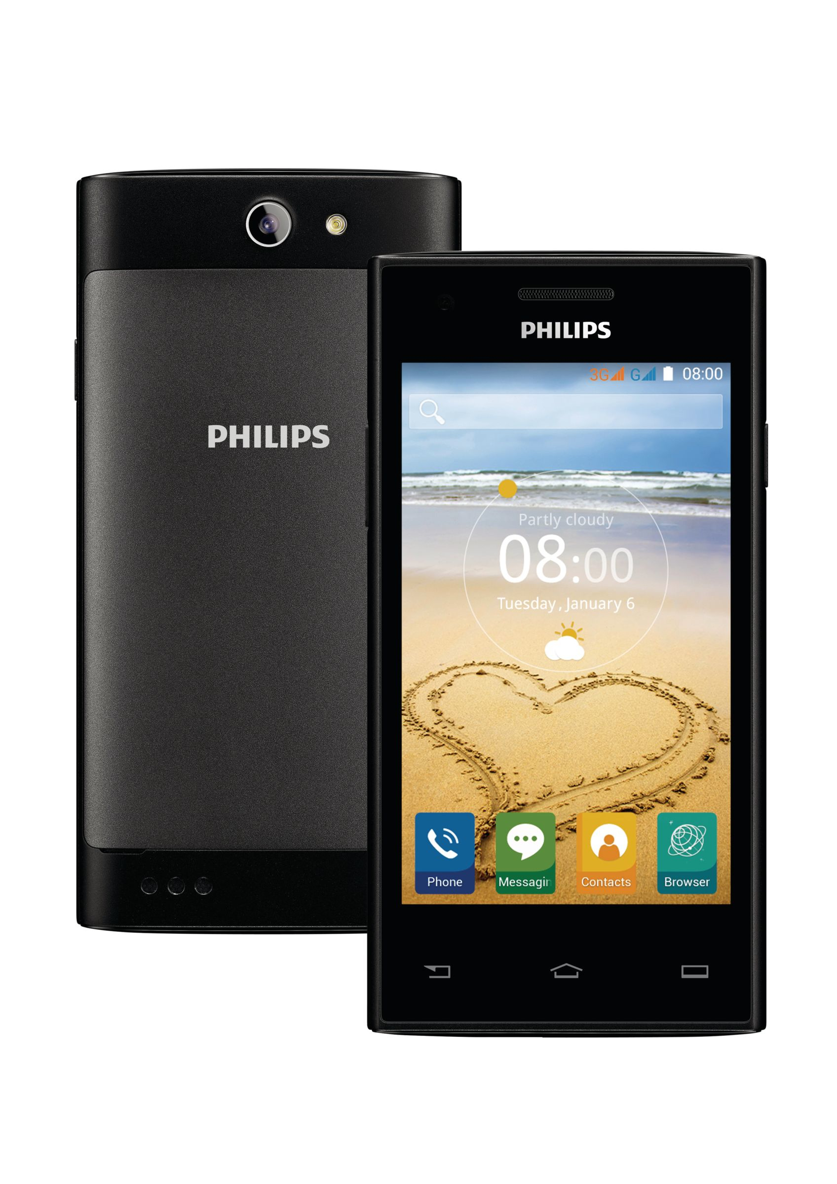Philips CTS309BK/94 smartphone