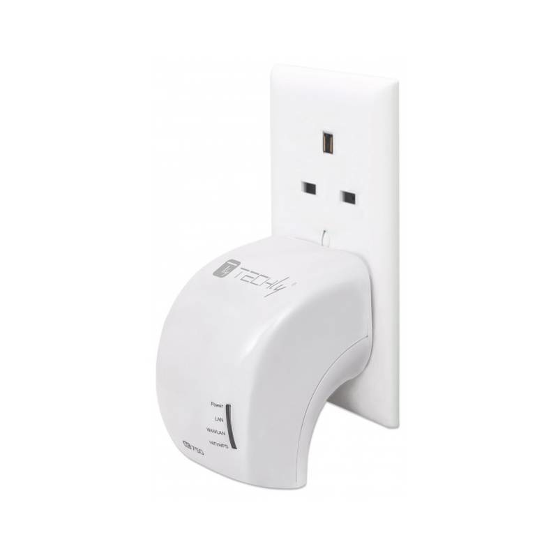 Techly Mini WiFi Router 750Mbps Dual Band Repeater Repeater5 with UK plug I-WL-REPEATER5/UK – image 6