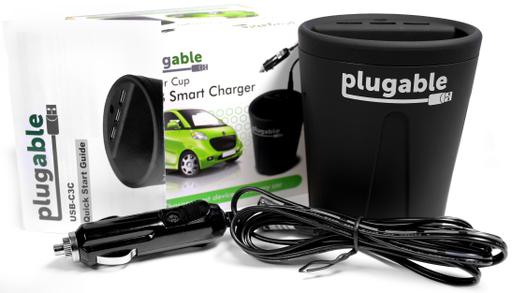 Plugable Technologies USB-C3C USB 3-Port Smart Charger Cup – image 1