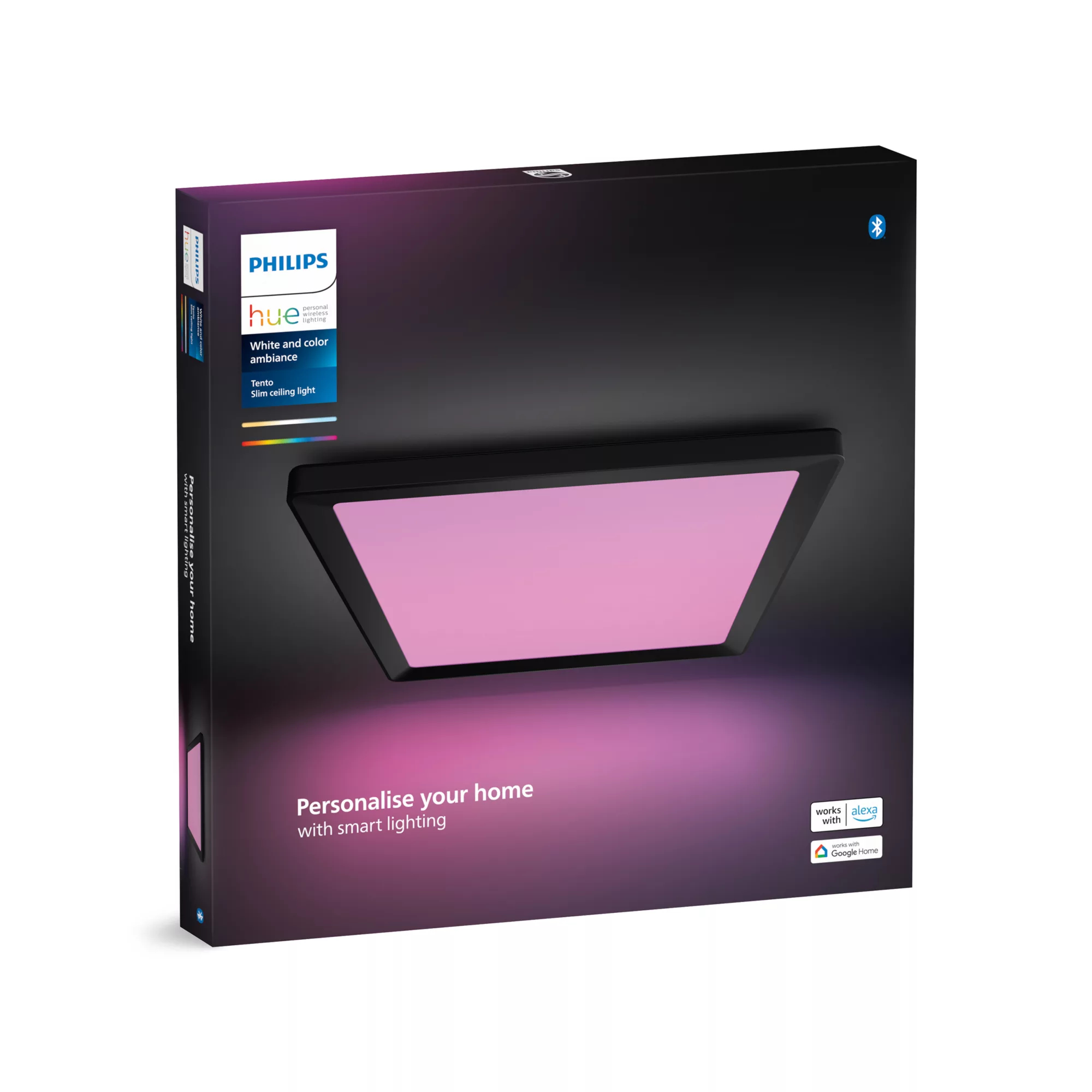 Philips by Signify Philips Hue White and colour ambience Tento square ceiling panel – medium – image 3