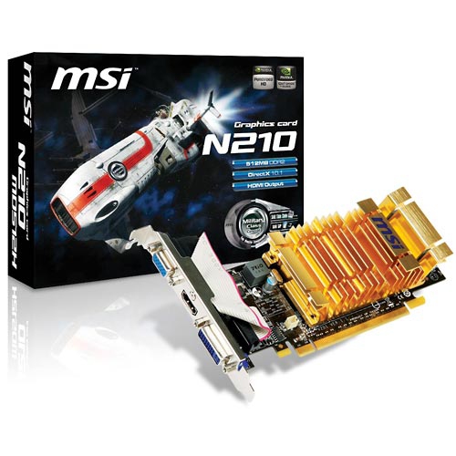 MSI GeForce 210 512MB – image 1