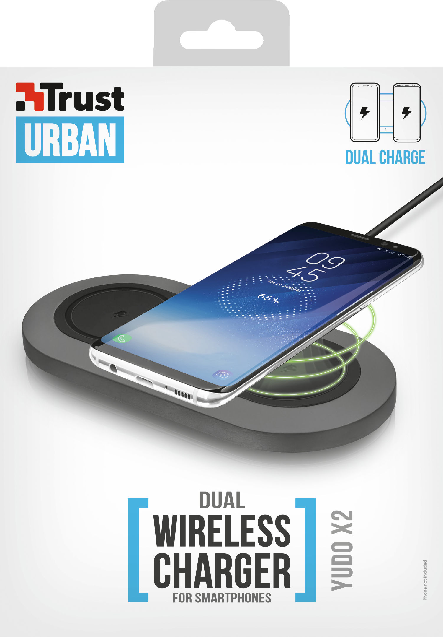 Trust YudoX2 Smartphone Black USB Wireless charging Fast charging Auto – image 6