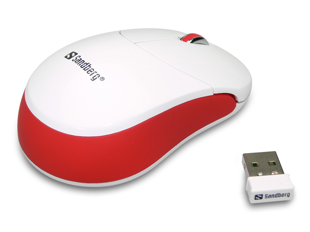 Sandberg Wireless DesignMouse Red