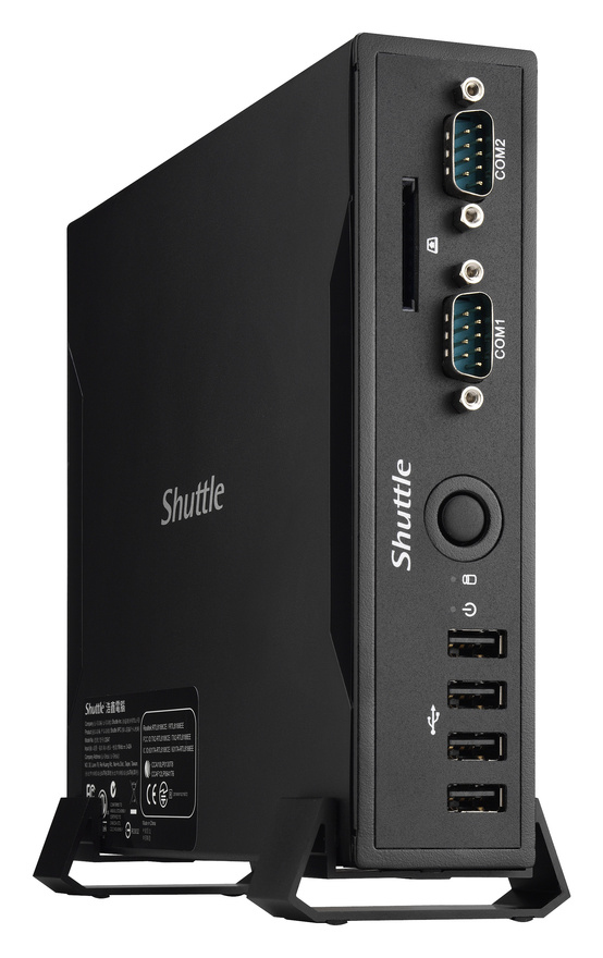 Shuttle DS437 PC/workstation barebone USFF Black 1037U BGA 1023 – image 4