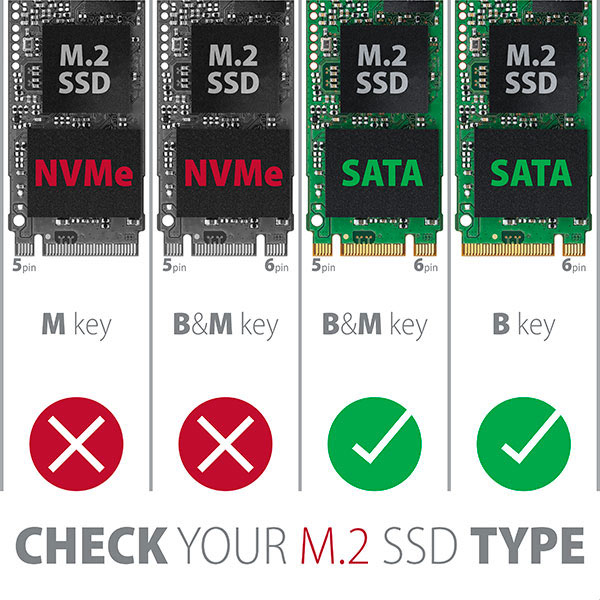 Axagon RSS-M2SD SATA - M.2 SATA SSD, internal – image 2