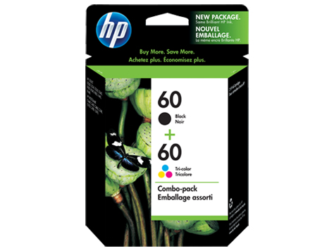 HP 60 Combo-pack Black/Tri-color