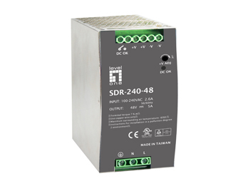 LevelOne 48V DC Industrial Power Supply – image 1