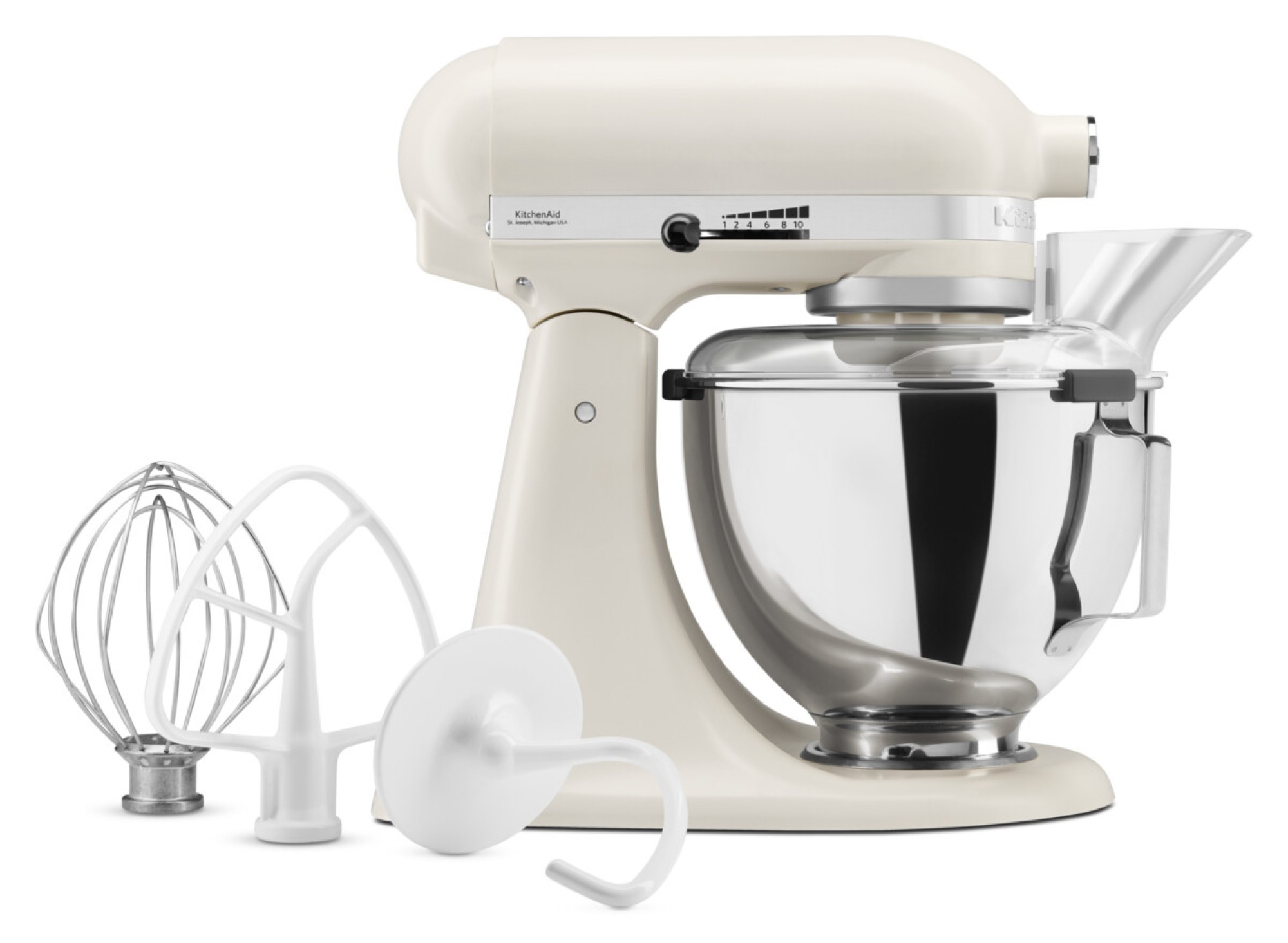 KitchenAid 4.3L Tilt-Head 5KSM95PSBPL Stand Mixer - Porcelain White – image 5