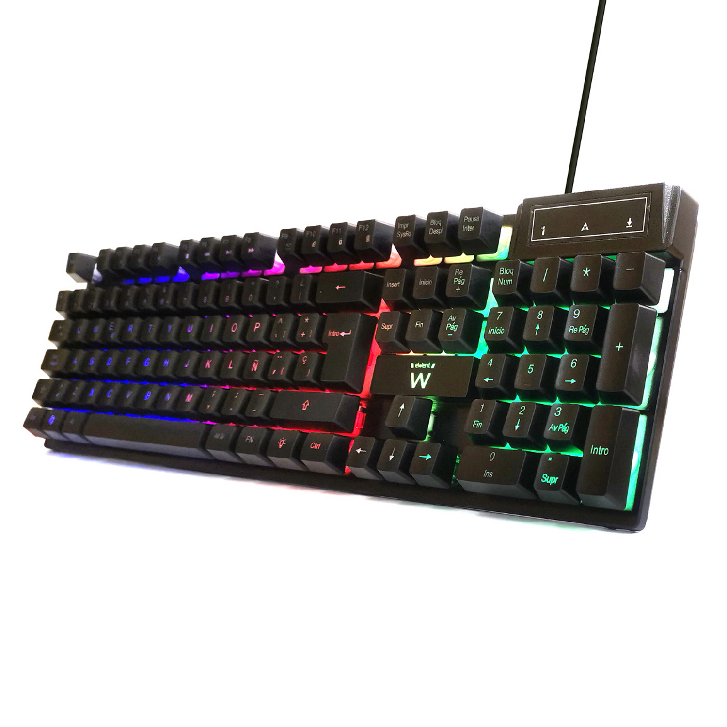 Ewent PL3318 keyboard Gaming USB QWERTY Spanish Black – image 2