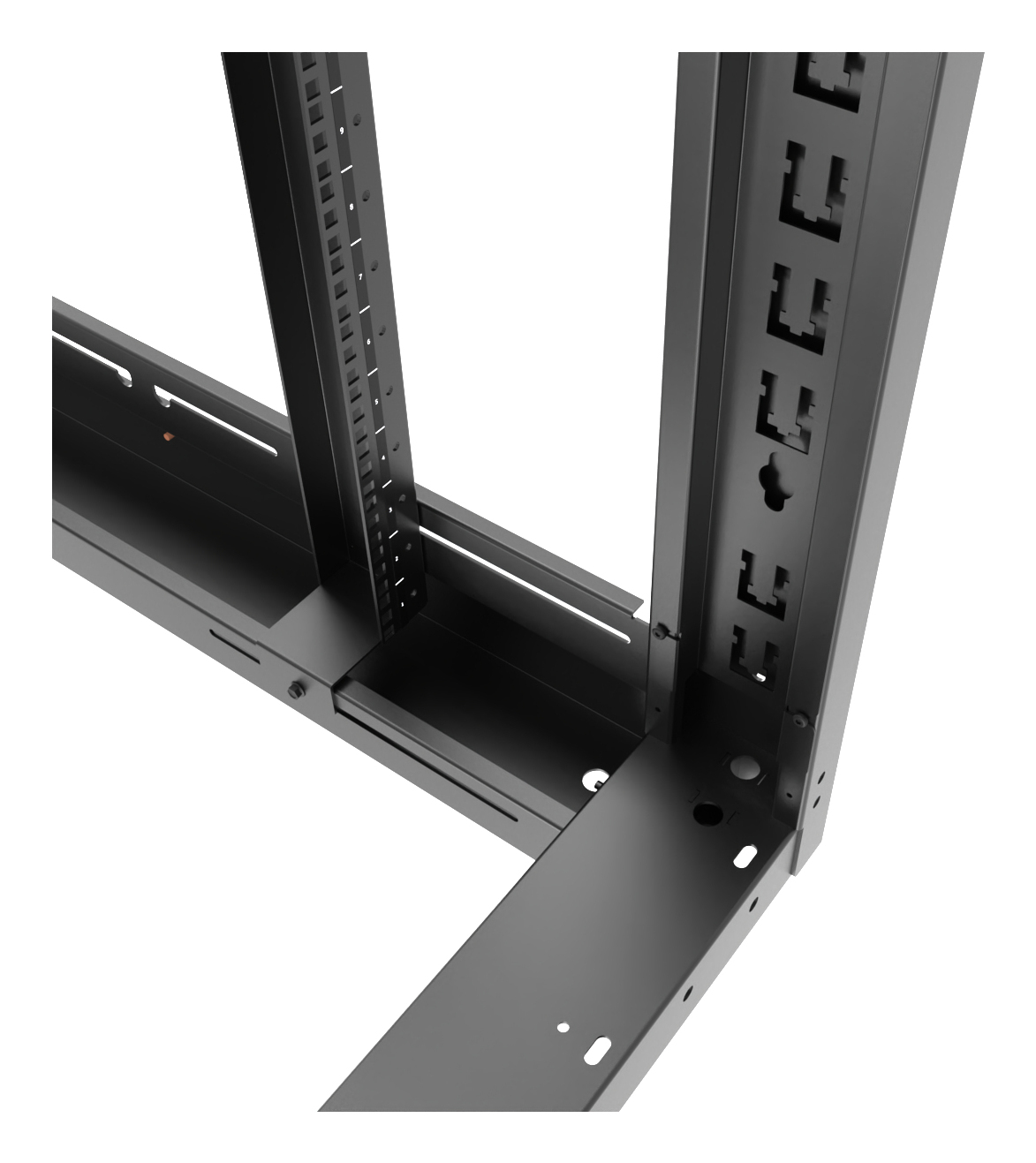 Vertiv GL42UG2EZ-2448-B-MSS rack cabinet 42U Floor mounted rack Black – image 3