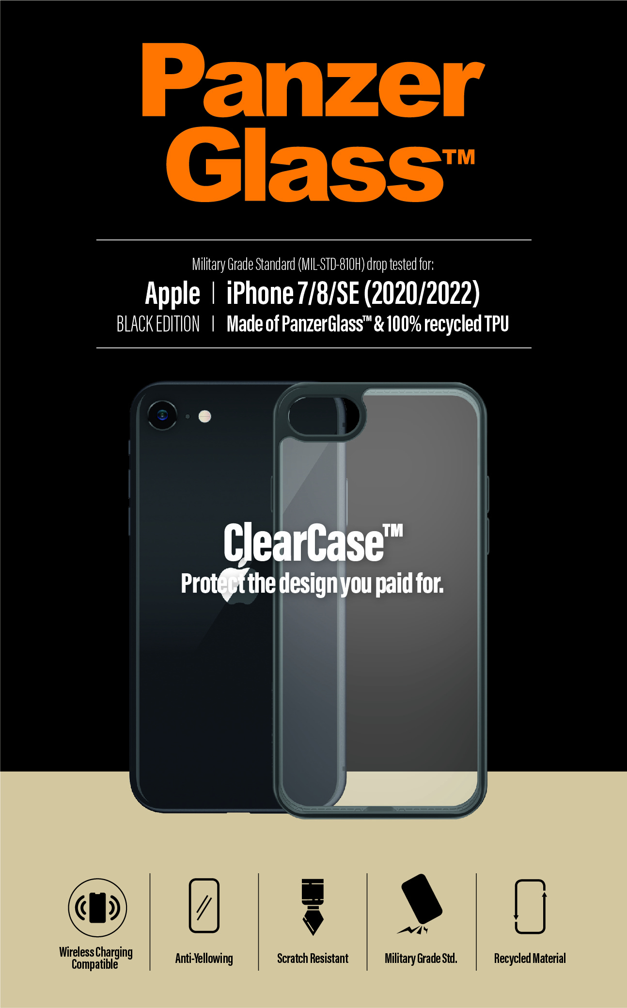 PanzerGlass ® ClearCase iPhone 8 | 7 | 6 | 6s | SE (2020/2022) – image 9