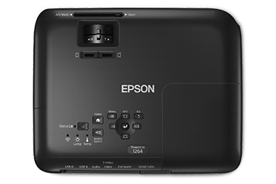 Epson PowerLite 1264 Standard throw projector 3200 ANSI lumens 3LCD WXGA (1280x800) Black – image 4