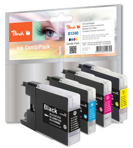 Peach 315005 ink cartridge 4 pc(s) Black, Cyan, Magenta, Yellow