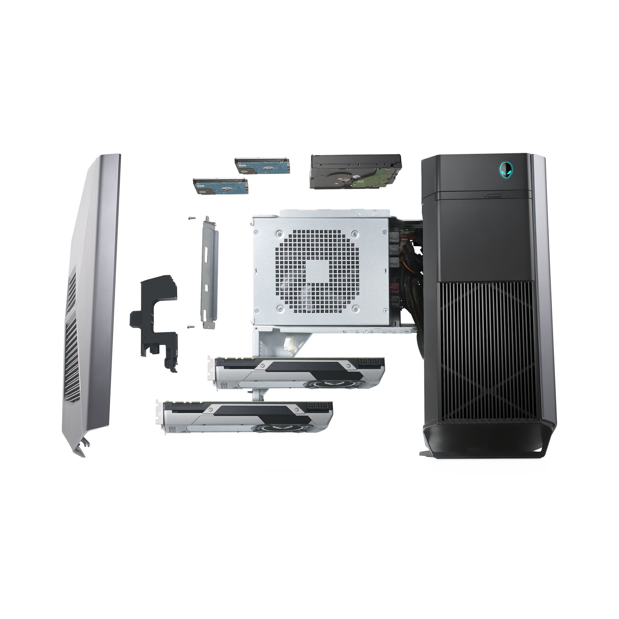 Windowsデスクトップ Alienware Aurora R7 i7-8700 GTX 1070 Alienware AURORA R7 - i7-8700 @ 3.20GHz 16Gb RAM 1TB SSD
