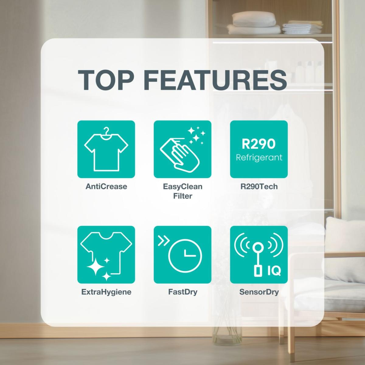 Gorenje G200 D5G2P8D tumble dryer Freestanding Front-load – image 3