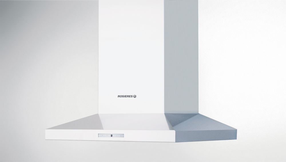 Rosieres RHP67000LRB cooker hood Wall-mounted White 608 m³/h