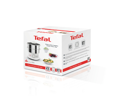 Tefal VC145140 steam cooker 2 basket(s) Freestanding Stainless steel – image 2