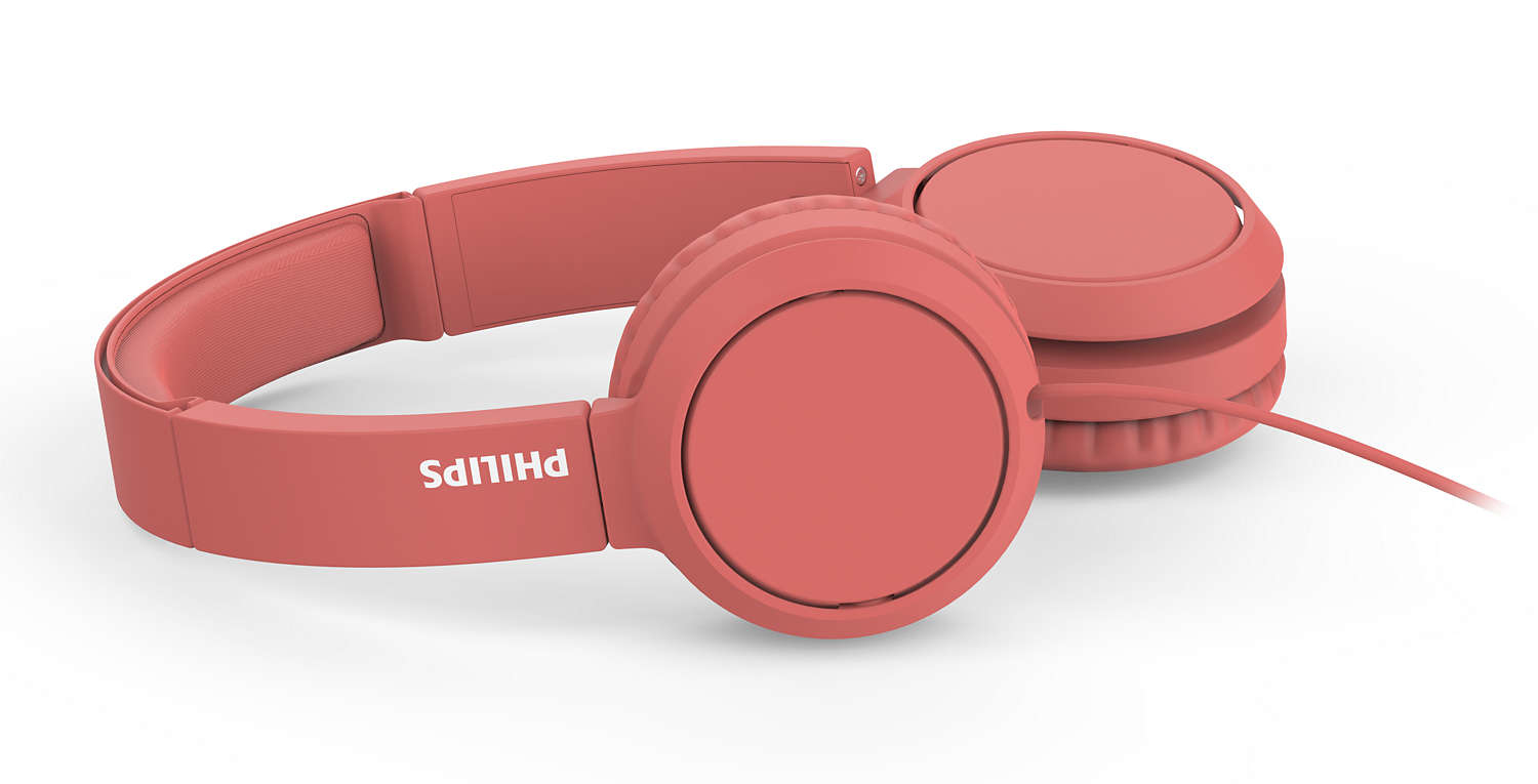 Philips 3000 series TAH4105RD/00 headphones/headset Wired Head-band Calls/Music Red – image 3