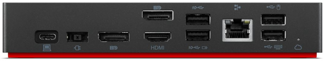 Lenovo 40B20135IT laptop dock/port replicator Wired USB 3.2 Gen 1 (3.1 Gen 1) Type-A + Type-C Black – image 5