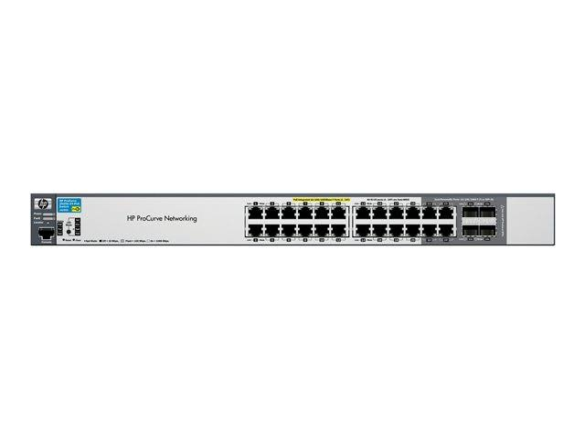 HP ProCurve 2520-24G-PoE Managed L2 Gigabit Ethernet (10/100/1000) Power over Ethernet (PoE) 1U Black – image 1