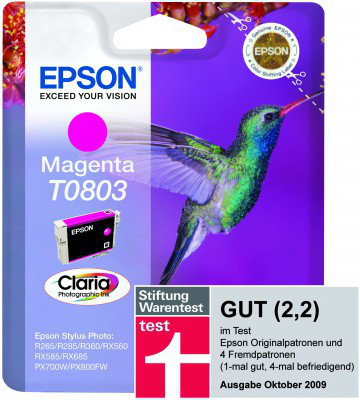 Epson T0803 Magenta Ink Cartridge (Hummingbird) – image 3