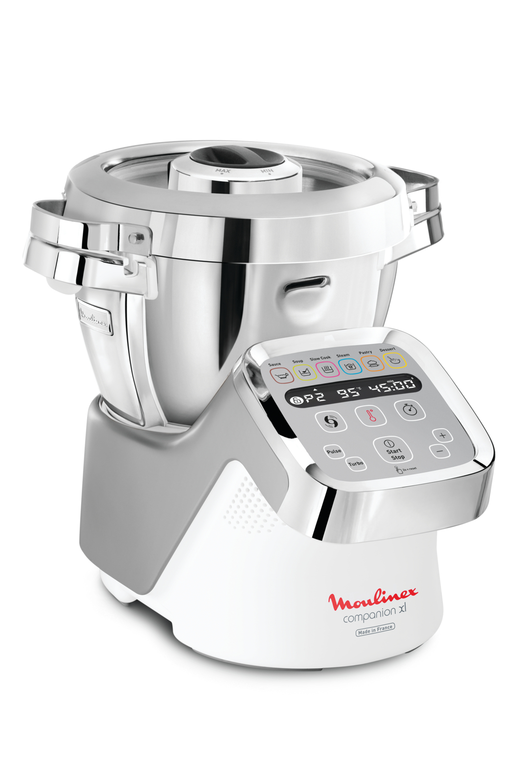 Moulinex HF807E 1550 W 3 L Grey, Stainless steel, White – image 1
