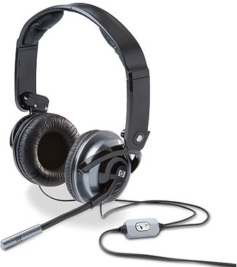 HP RF823AA Headset Wired Head-band Gaming Black, Grey