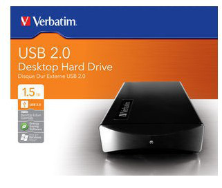 Verbatim External Hard Drive USB 2.0 1.5TB – image 2