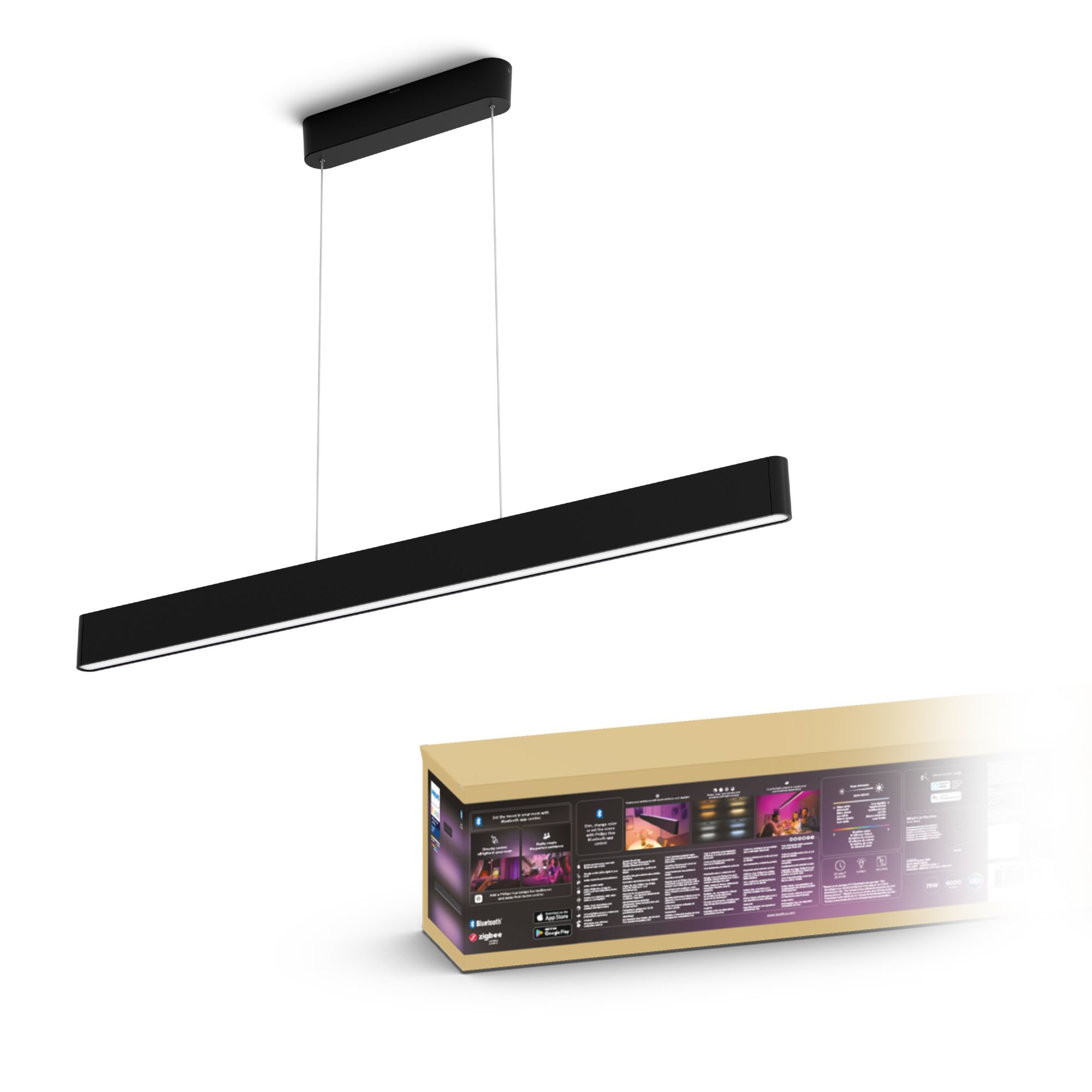 Philips by Signify Philips Hue White and colour ambience Ensis pendant light – image 7