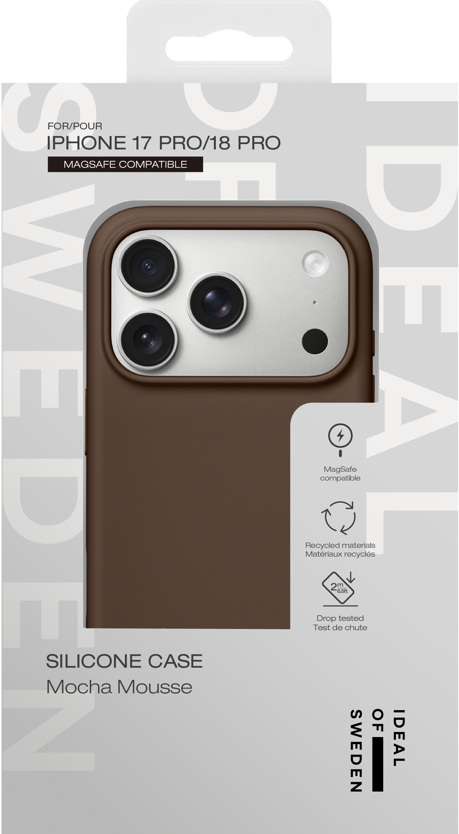 iDeal of Sweden Silicone Case MagSafe iPhone 17 Pro / 18 Pro Mocha Mousse – image 5